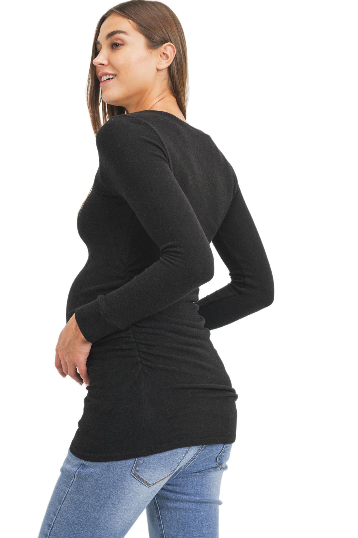 Women's Cashmere-Like Hacci Long-Sleeve Tunic