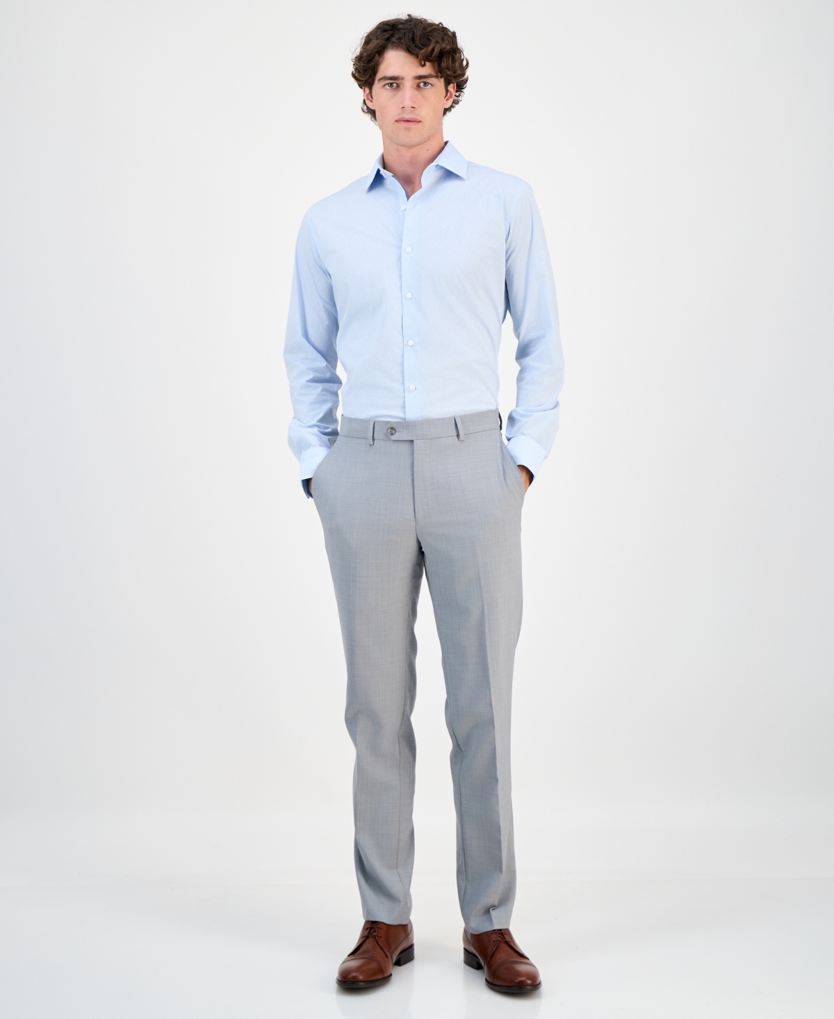 Bar Iii Slim Fit Men's Vine Print Dress Shirt, Created for Macy's