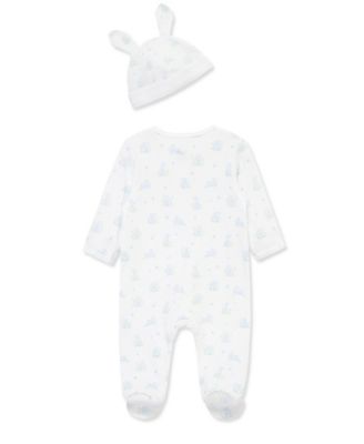 Baby Boys' My 1st Easter Bunny Printed Footie and Hat