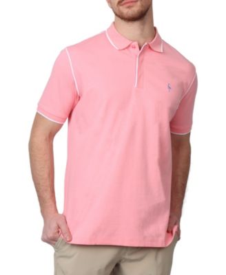 Men's Super Soft Interlock Polo with Contrast Details