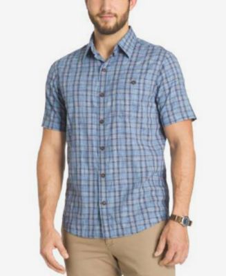 G.H. Bass & Co. - Textured Woven Short-Sleeve Shirt