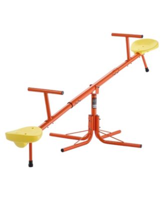 Kids Seesaw, Sit and Spin Teeter Totter with 100 lb Capacity per Seat and Support for Ages 3