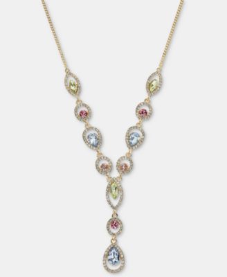 Crystal 16" Lariat Necklace