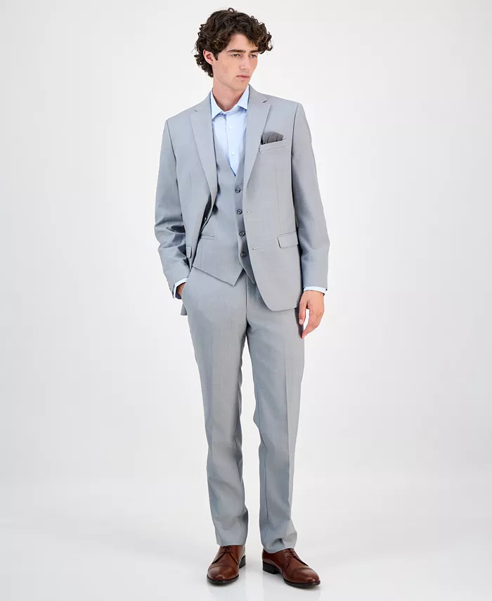 Men's Slim-Fit Wool-Blend Suit Separates - thumbnail 8