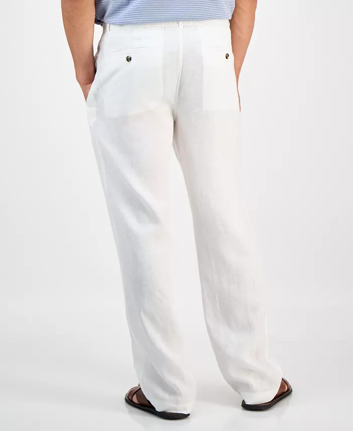 Men's 100% Linen Pants - thumbnail 4