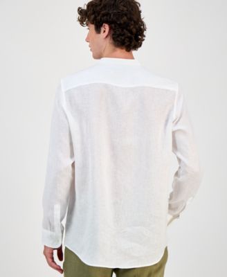 Men's 100% Linen Shirt, Created for Macy's 