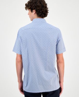 Men's Regular-Fit Medallion-Print Shirt, Created for Macy's 