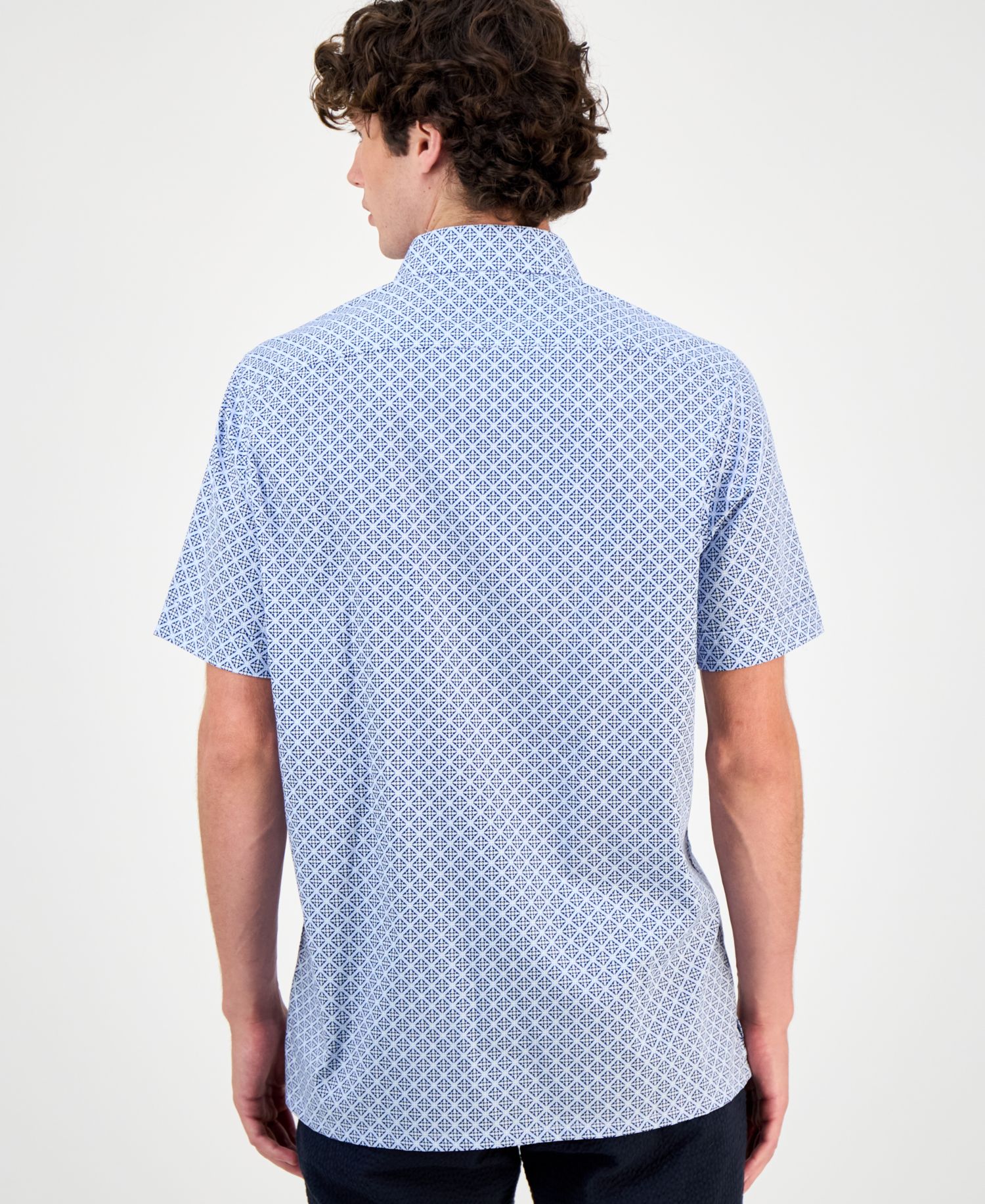 Men's Regular-Fit Medallion-Print Shirt