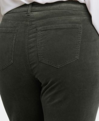 Plus Size Marilyn Straight Corduroy Pants