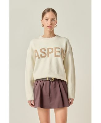 Women's Lettering Sweater