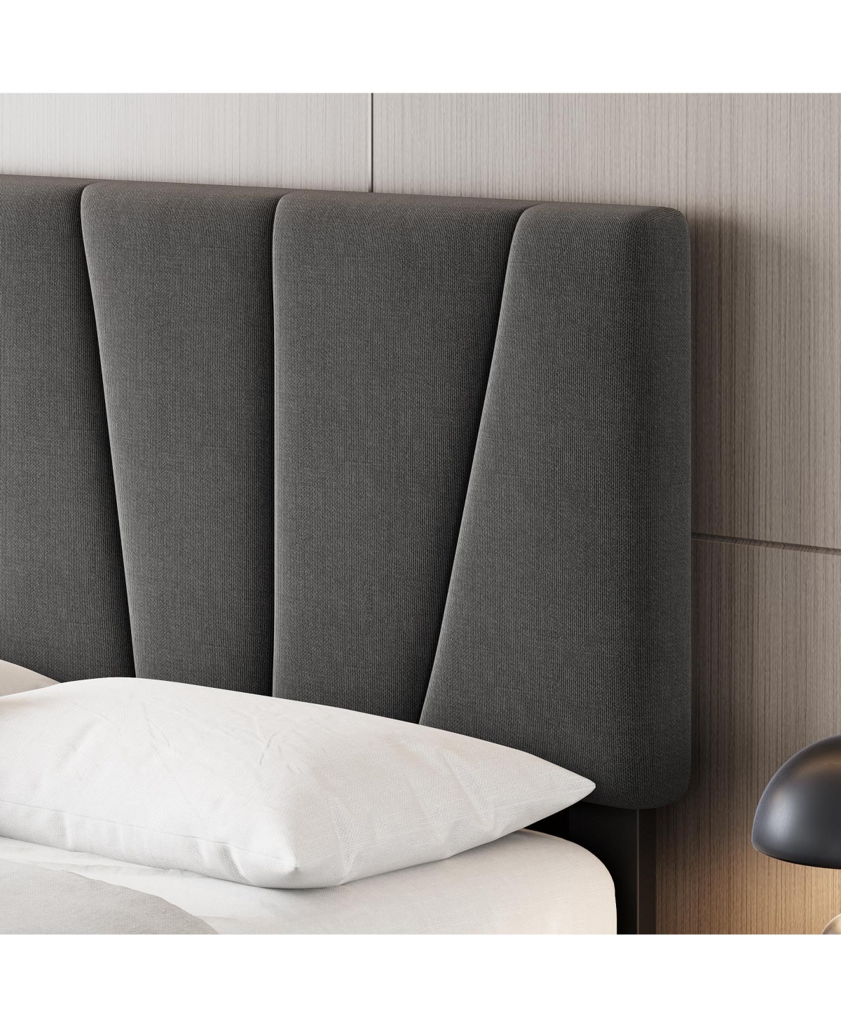 gaomon Twin Size Bed Frame with Headboard Adjustable