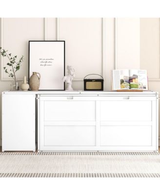 Versatile Queen Size Murphy Bed with Rotable Desk