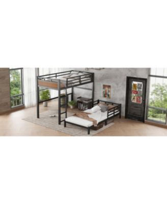 Twin XL/Twin XL Metal Bunk Bed, Separable