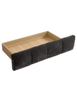 Queen Size Upholstered Bed with Storage Drawer