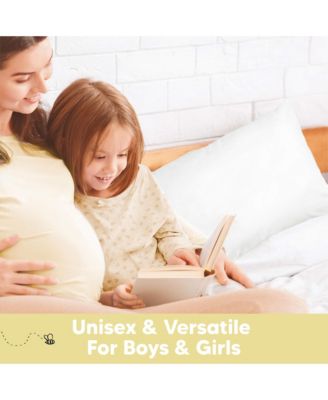 Toddler 2-Pack Waterproof Pillowcases for 13x18 Pillow, Soft Waterproof Pillow Protector Cover for Sleeping, Durable