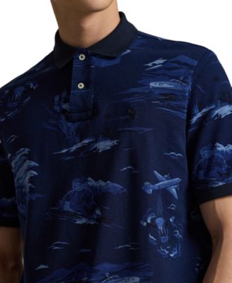 Men's Short-Sleeve Animated Mesh Shirt