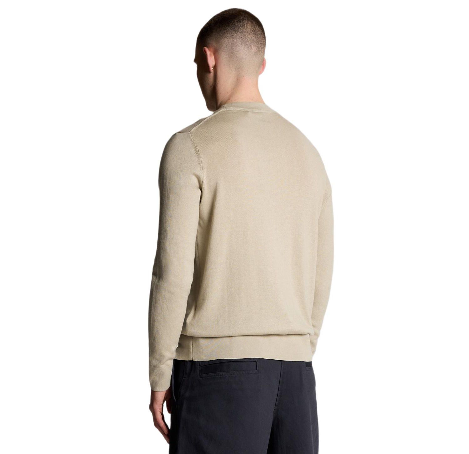 Men's Tonal Superfine Crew Neck Sweater