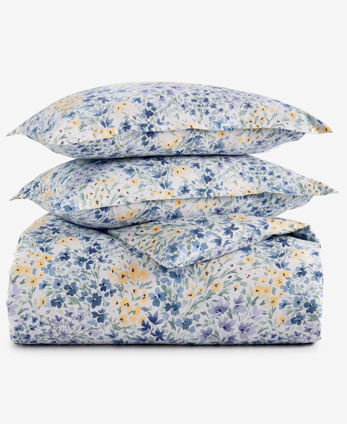 Charter Club Meadow Floral 3-Pc. Duvet Cover Set, King