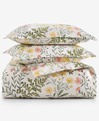 Daisy Blooms 3-Pc. Comforter Set, Full/Queen