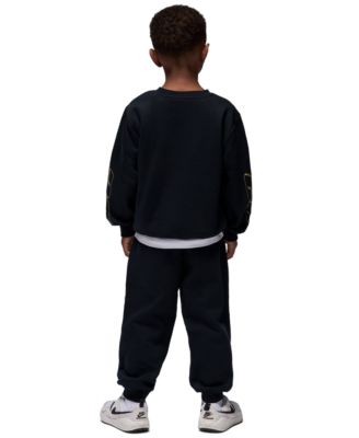 Boys' 4-7 Crewneck Top and Regular-Fit Pants, 2-Piece Set