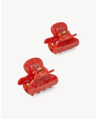 Twin Heirloom Claws in Poppy