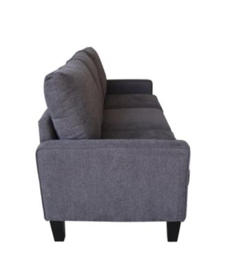 Modern Living Room Furniture Sofa In Dark Fabric