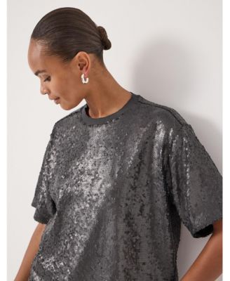 Women's Holly Matte Sequin T-Shirt