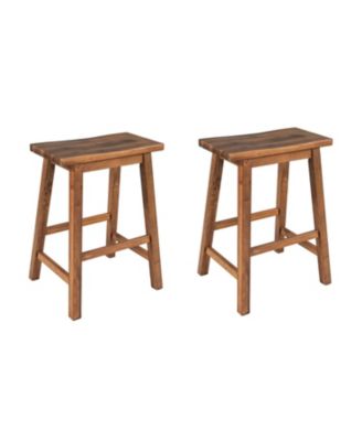 Farmhouse Kitchen Dining Stools (2-Pack)