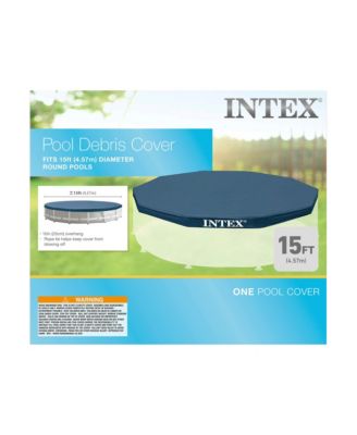 28032E 15 Foot Round Above Ground Swimming Pool Cover, (Pool Cover Only)