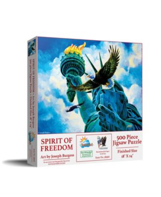 Spirit of Freedom 500 piece Jigsaw Puzzle for Adults  Fourth of July