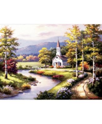 Country Chapel 1000 piece Jigsaw Puzzle for Adults