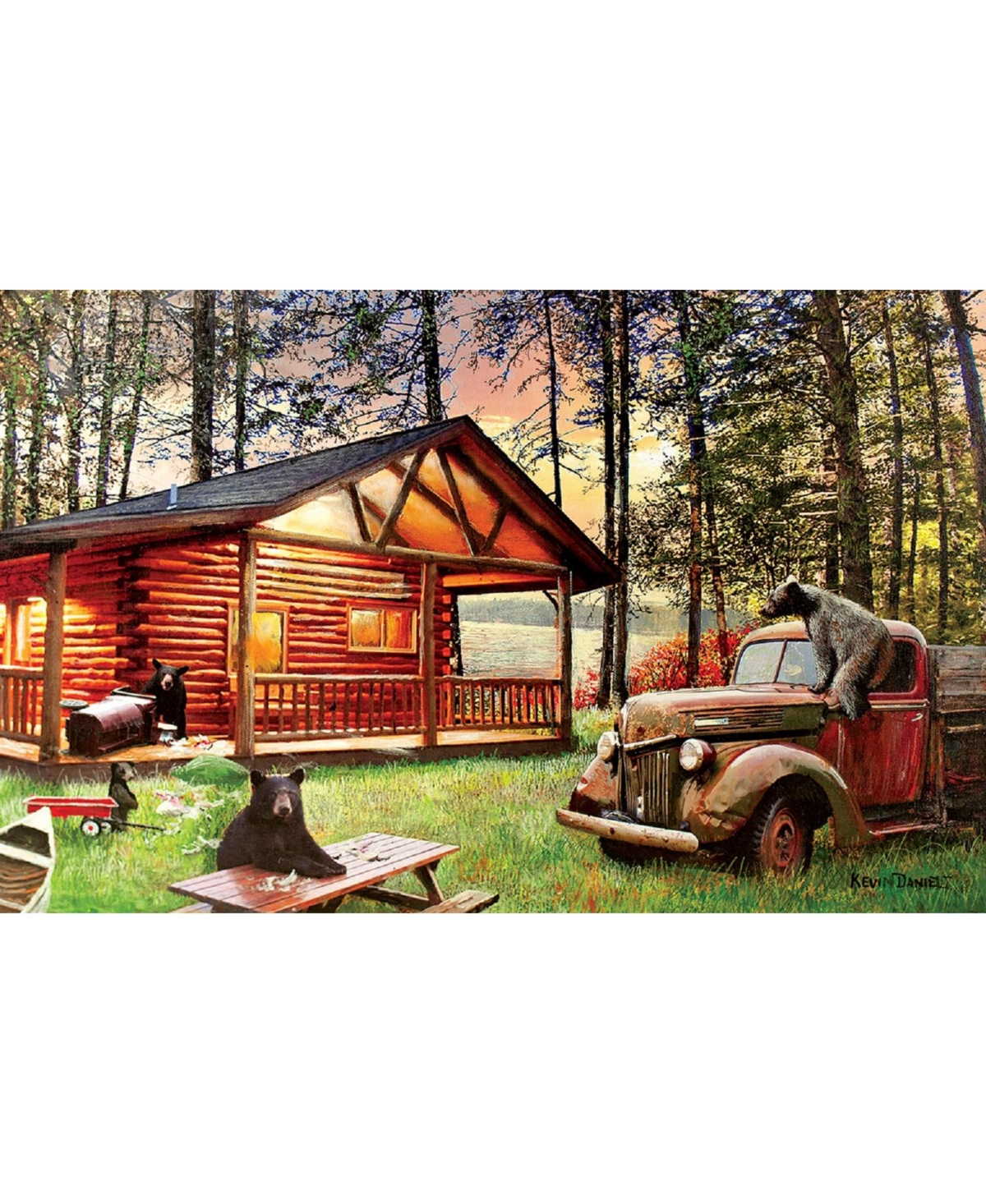 SunsOut Make Yourself at Home 550 piece Jigsaw Puzzle for Adults