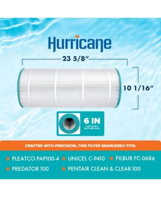 HF9410-01 Advanced Pool and Spa Filter Cartridge Replacement, White