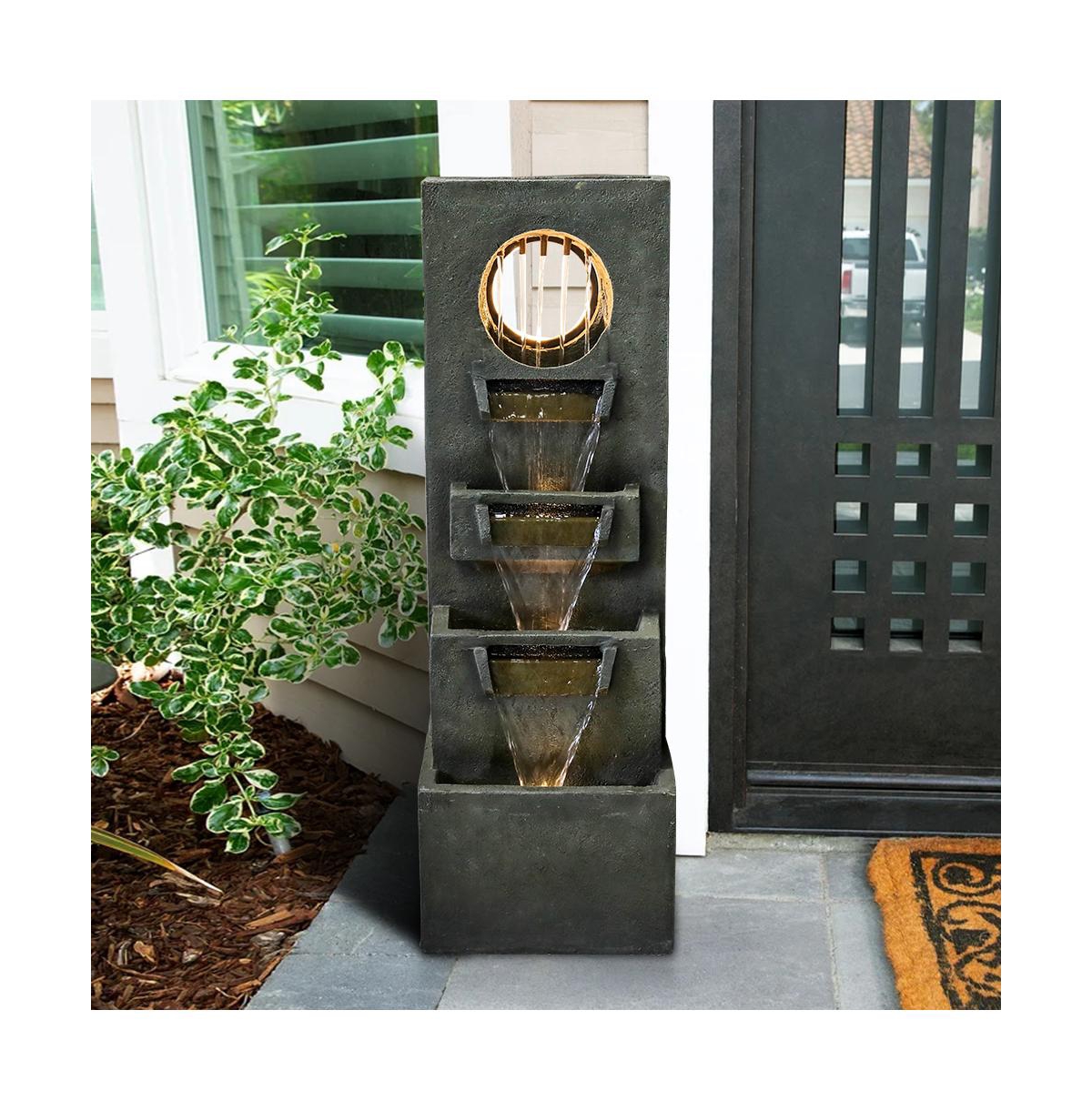 SunJet 39.3"H Modern Outdoor Fountain