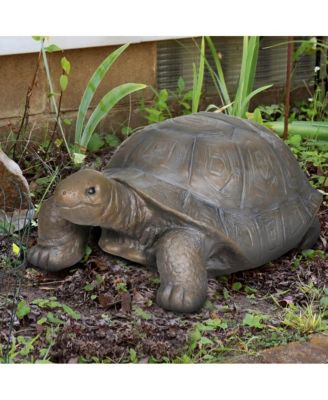Turtle Statue for Garden - 29.5"x15.7"x11.8" Concrete Outdoor Figurine for Yard, Patio Decor & Gardening Gift