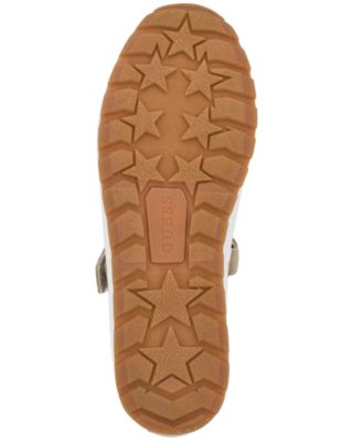 Womens Treece Suede Sporty Mary Jane Flat Sneakers