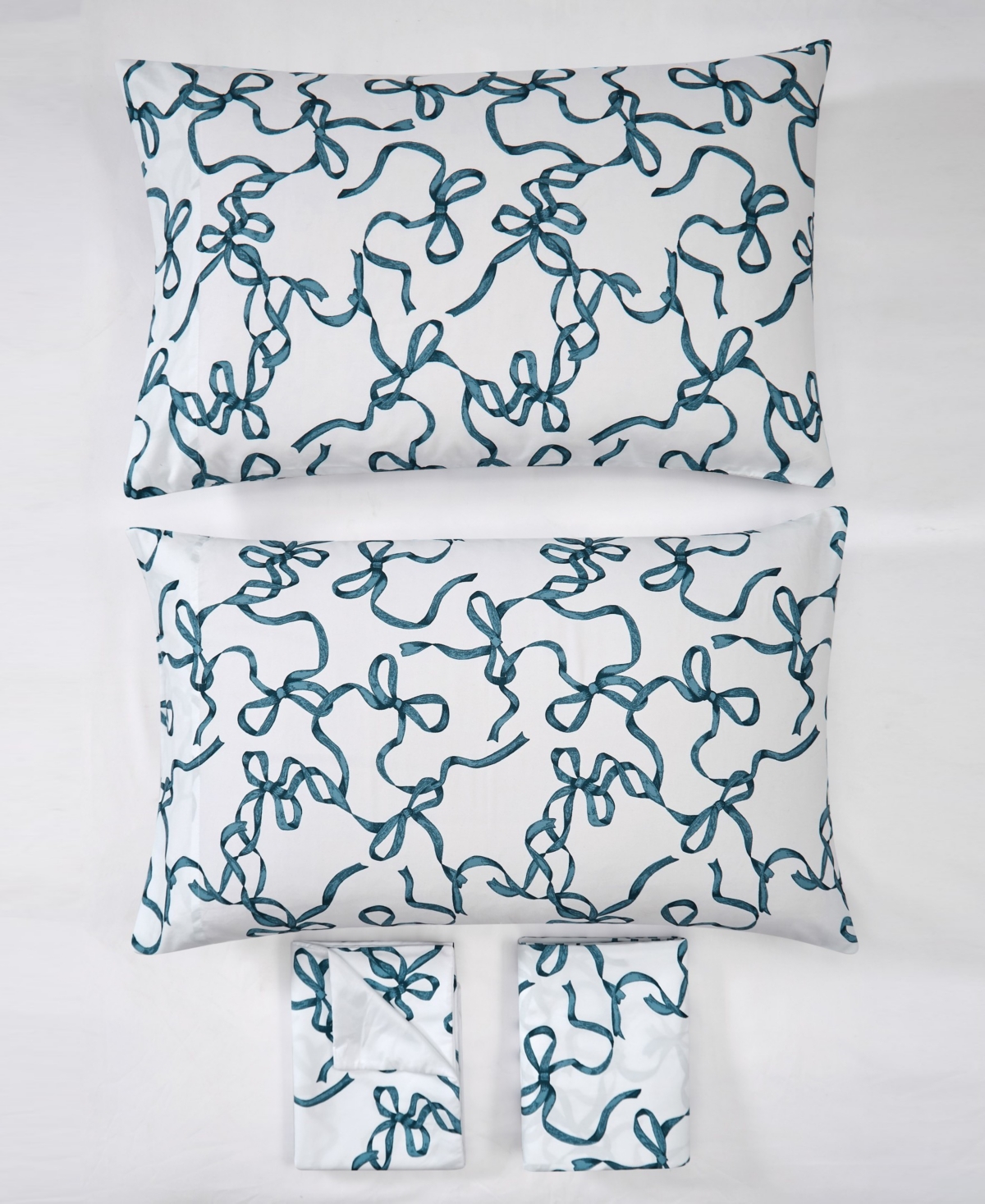 Truly Soft Printed Bow 4-Piece Sheet Set