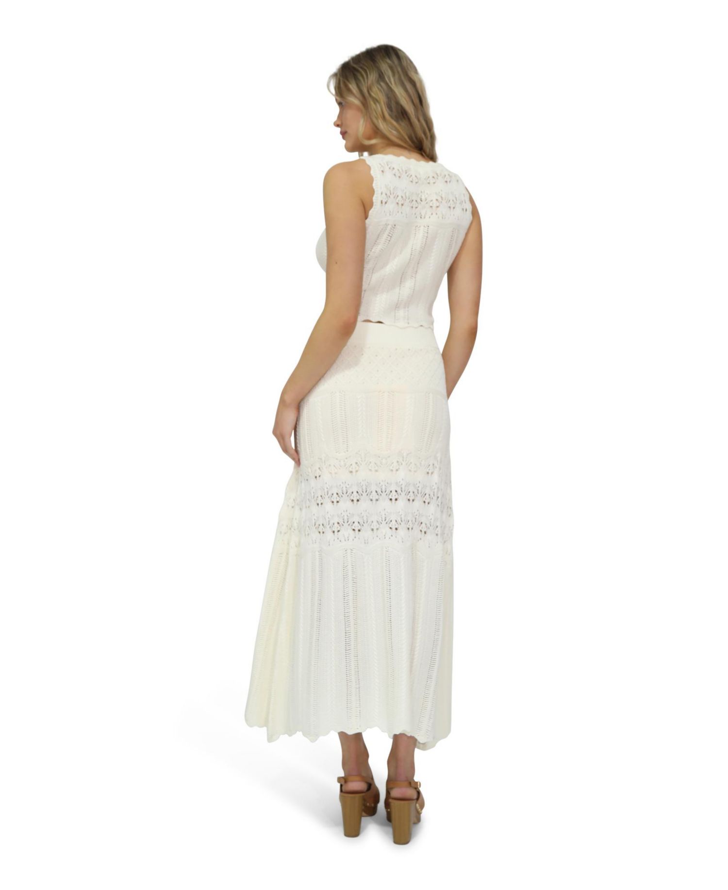 Women's Harvest Haze Crochet Maxi Skirt