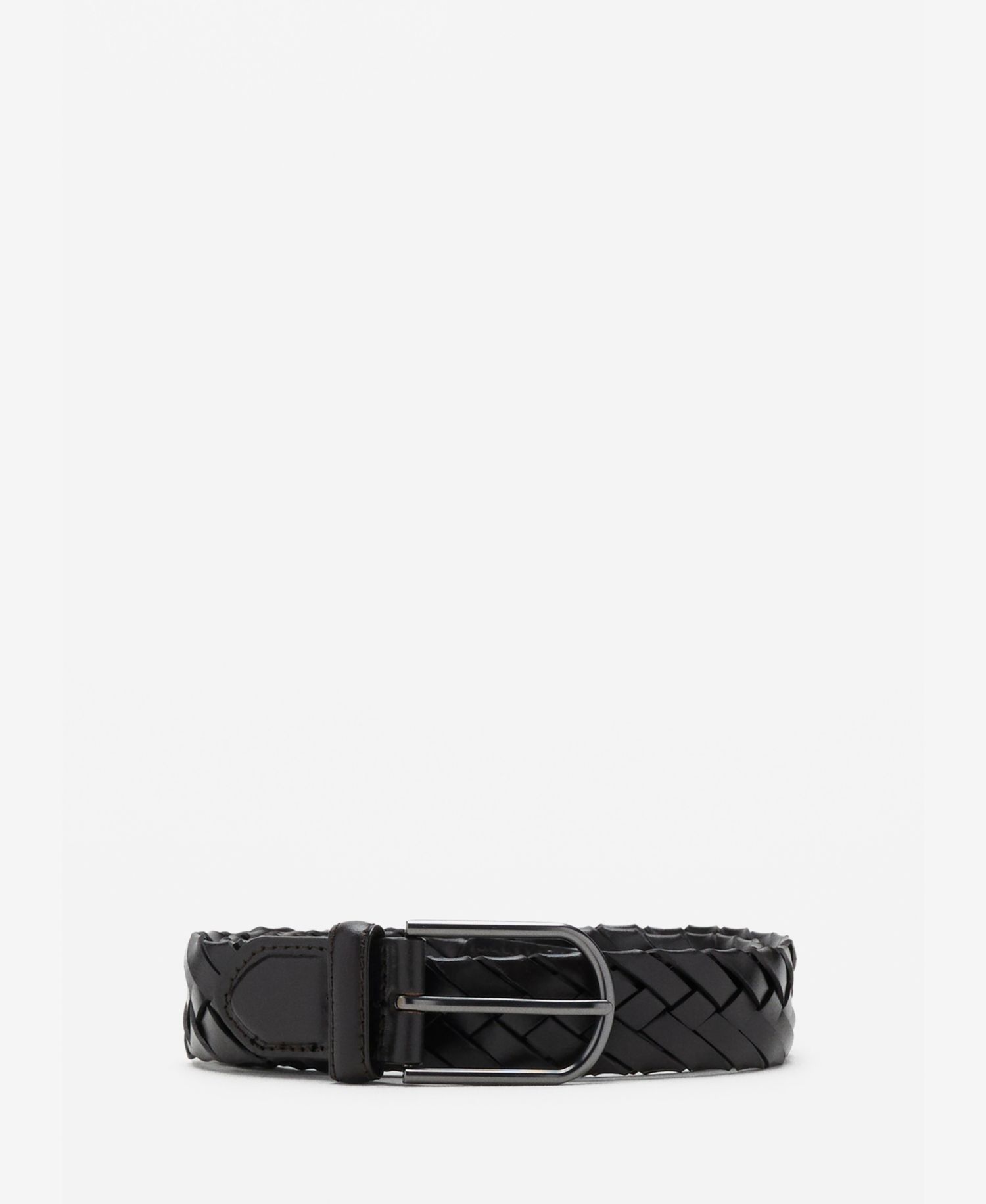 Men's Braided Leather Belt