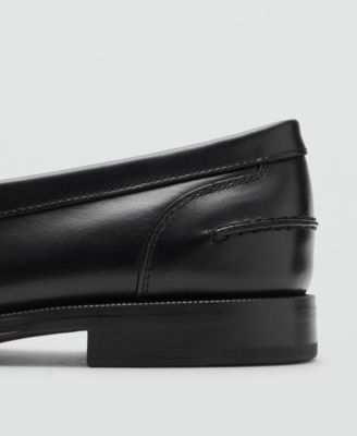 Men's Aged-Leather Loafers