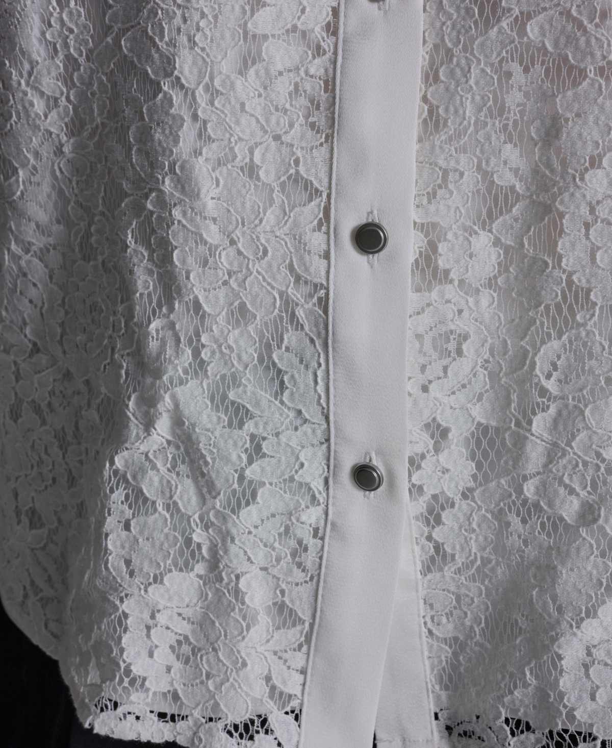 Bcbg Women's Long-Sleeve Lace Blouse