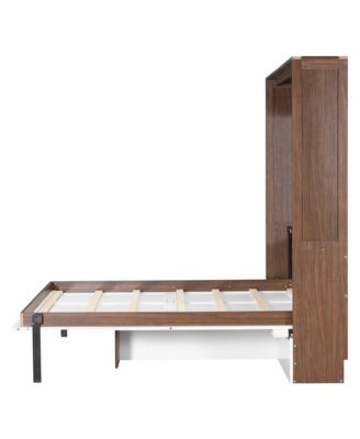 Full Size Murphy Bed with Foldable Desk – Space Saving Wall Bed