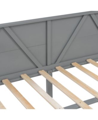 + Full Size + Wood (or MDF if applicable) + Gray Finish + Daybed