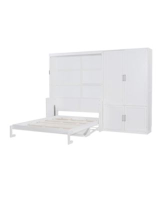 Queen Size Murphy Bed Wall Bed with Closet