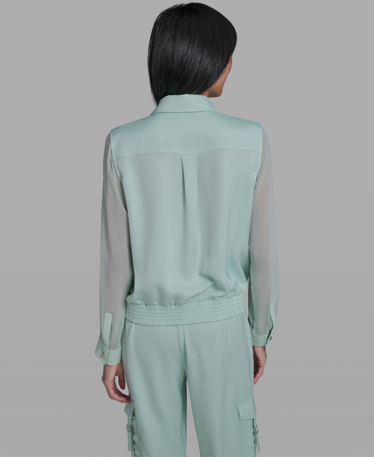 Karl Lagerfeld Paris Women's Collared Jacket