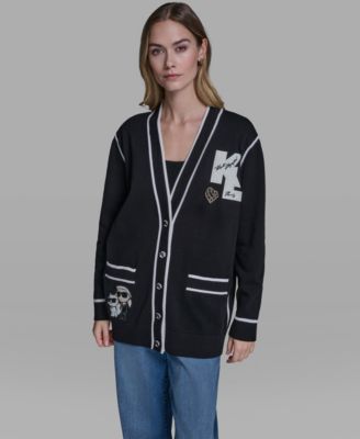 Women's Long-Sleeve Varsity Cardigan
