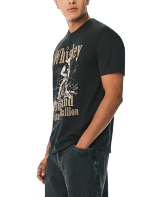 Men's Tafo Whiskey Cowboy Print T-Shirt