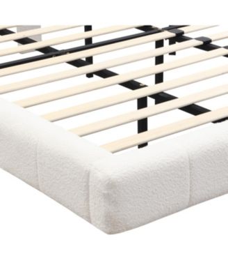 Streamdale Boucle Floating Bed with Light,Queen