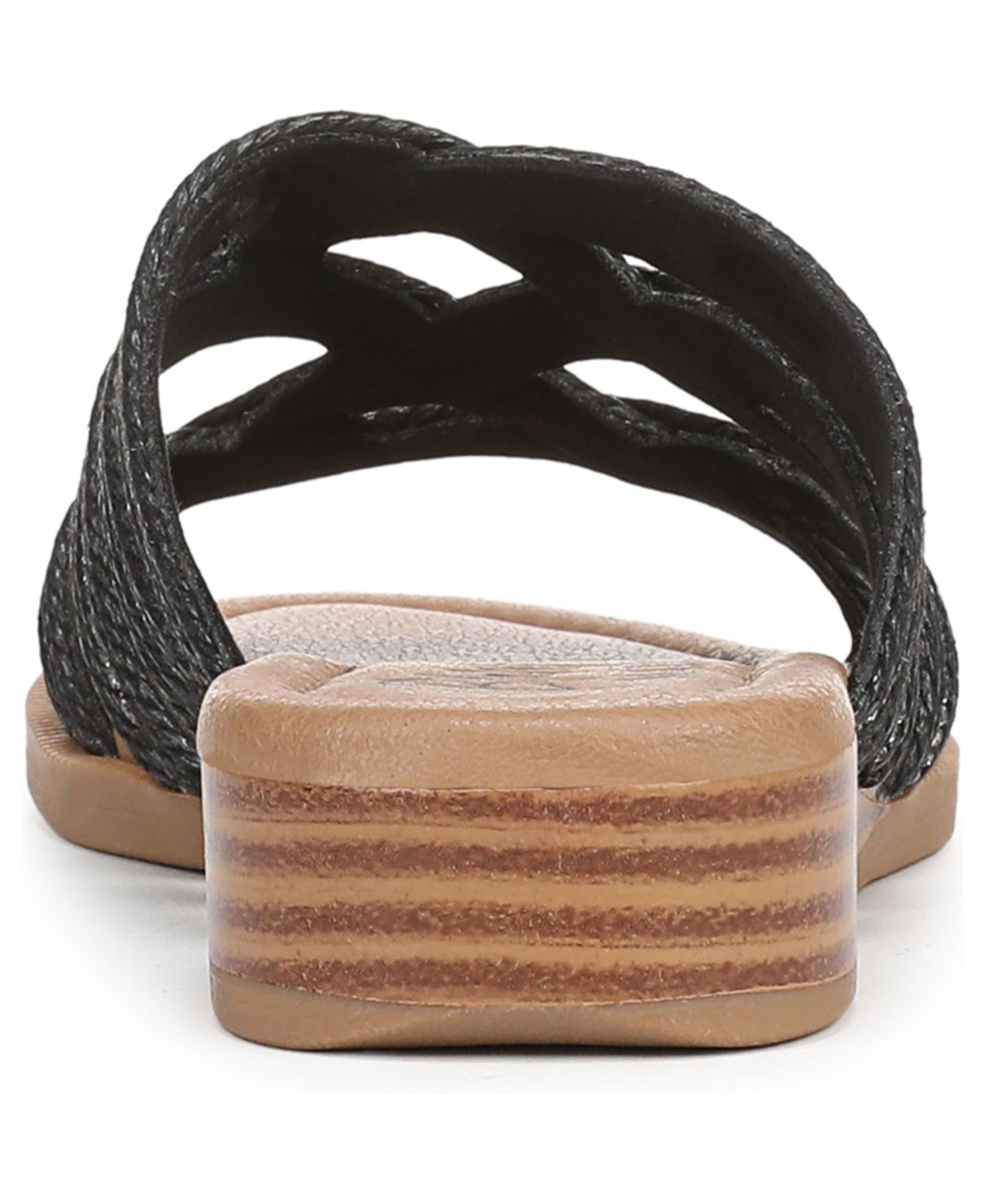 Женские сандалии Blowfish Malibu Addison 2 Slide, цвет: Чёрная искусственная кожа — фото 3
