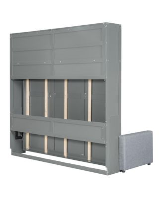 Queen Size Murphy Bed Wall Bed with Sofa